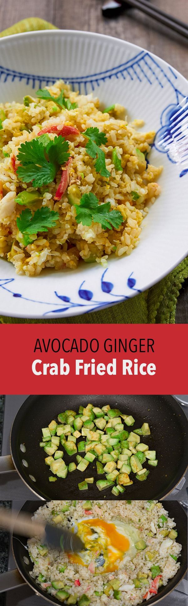 Avocado Crab Fried Rice