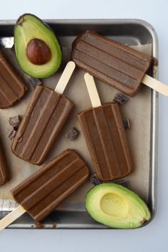 Avocado Fudge Pops