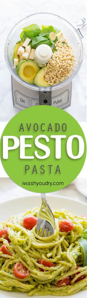 Avocado Pesto Pasta