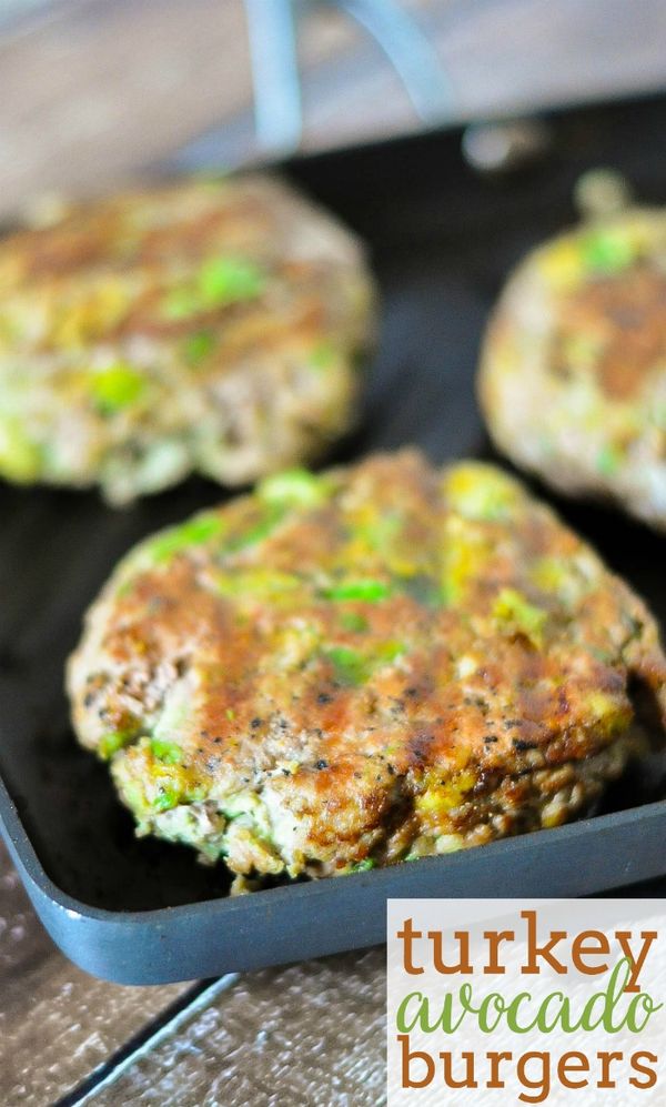 Avocado Turkey Burgers