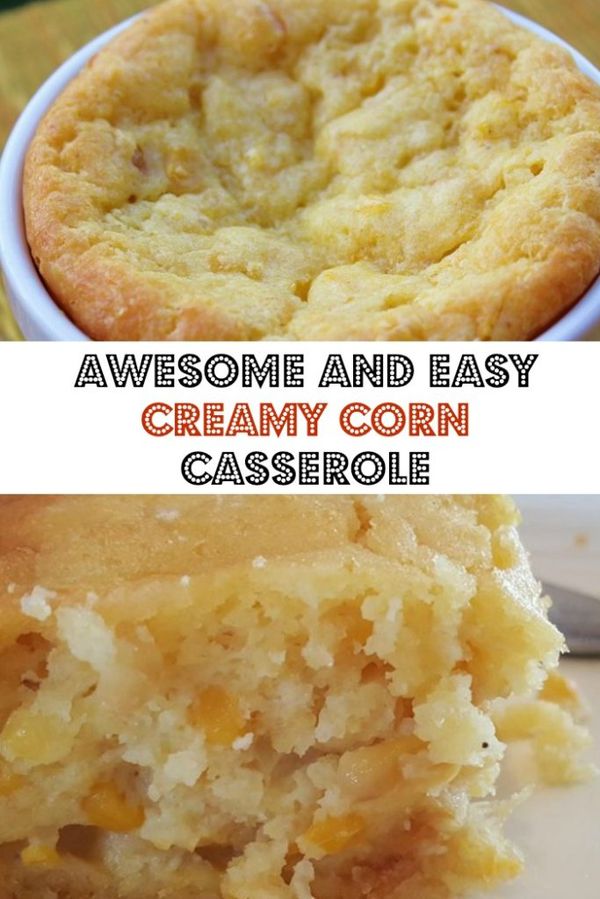 Awesome and Easy Creamy Corn Casserole