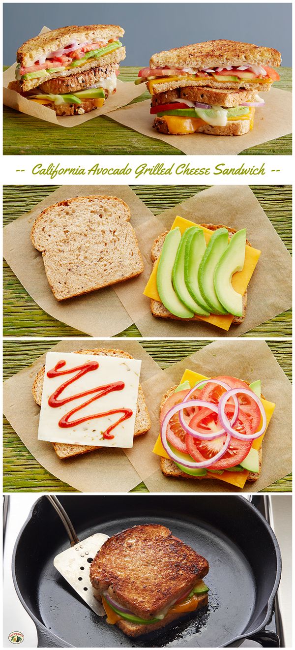 Axell Family California Avocado Grilled Cheese Sandwich