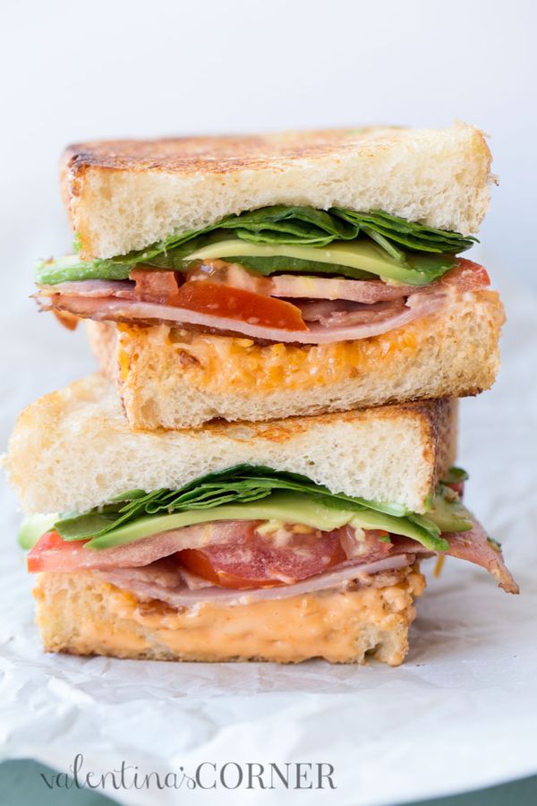 Bacon Avocado Tomato Chipotle Sandwich