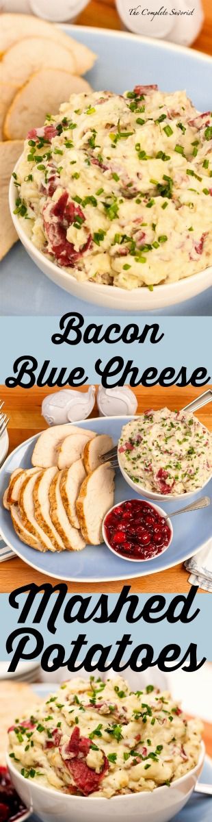 Bacon Blue Cheese Mashed Potatoes