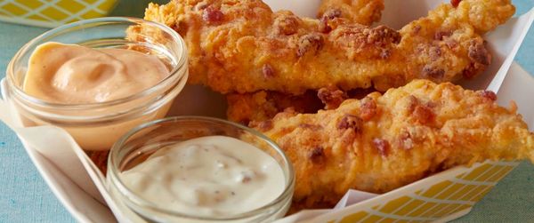 Bacon Cheddar Chicken Fingers