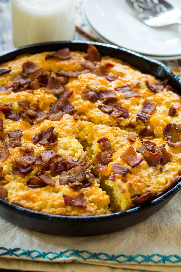 Bacon Cheddar Cornbread