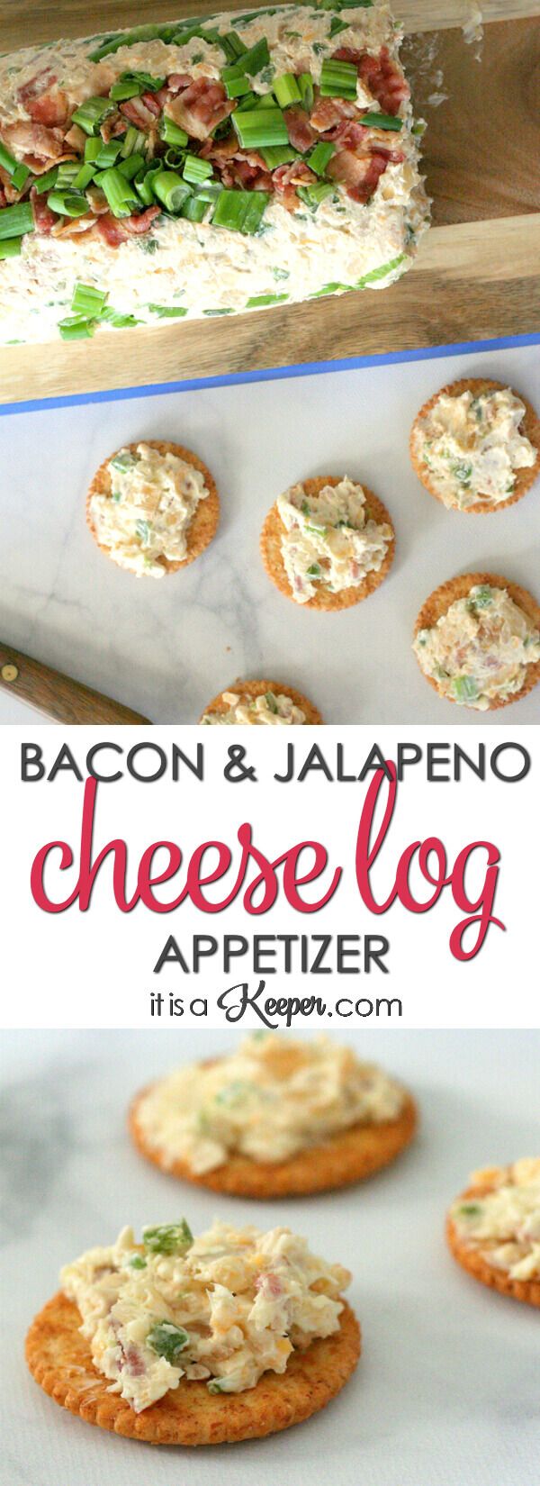 Bacon Jalapeno Cheese Log