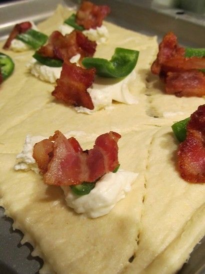 Bacon Jalapeno Crescent Poppers