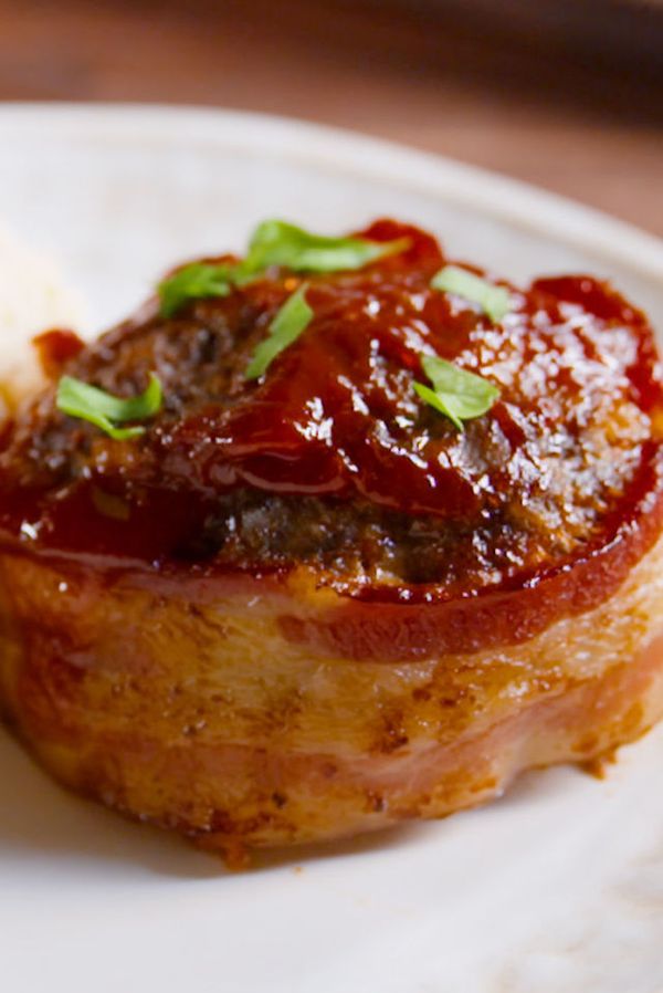 Bacon Mini Meatloaves