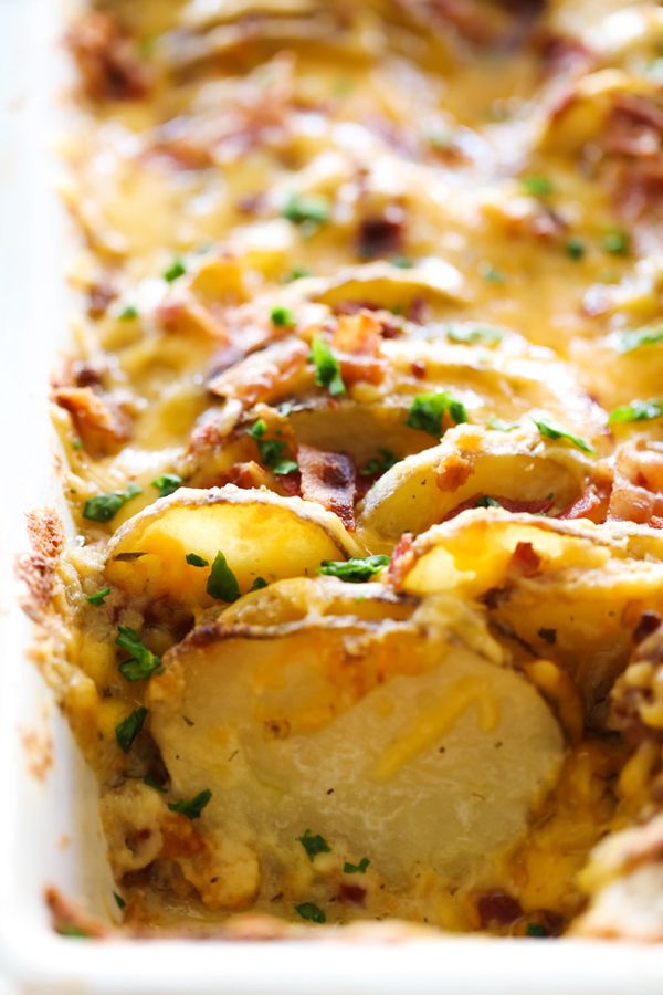 Bacon Ranch Scalloped Potatoes