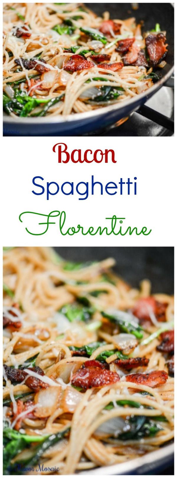 Bacon Spaghetti Florentine