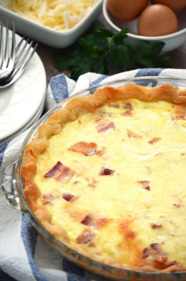 Bacon Swiss Quiche