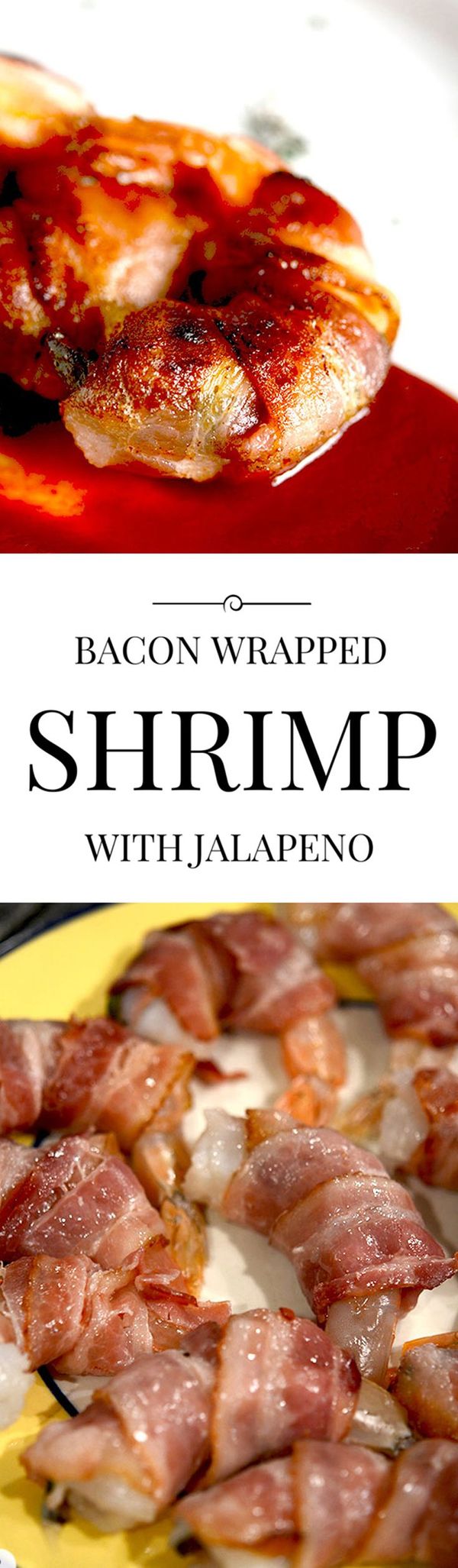 Bacon wrapped shrimp