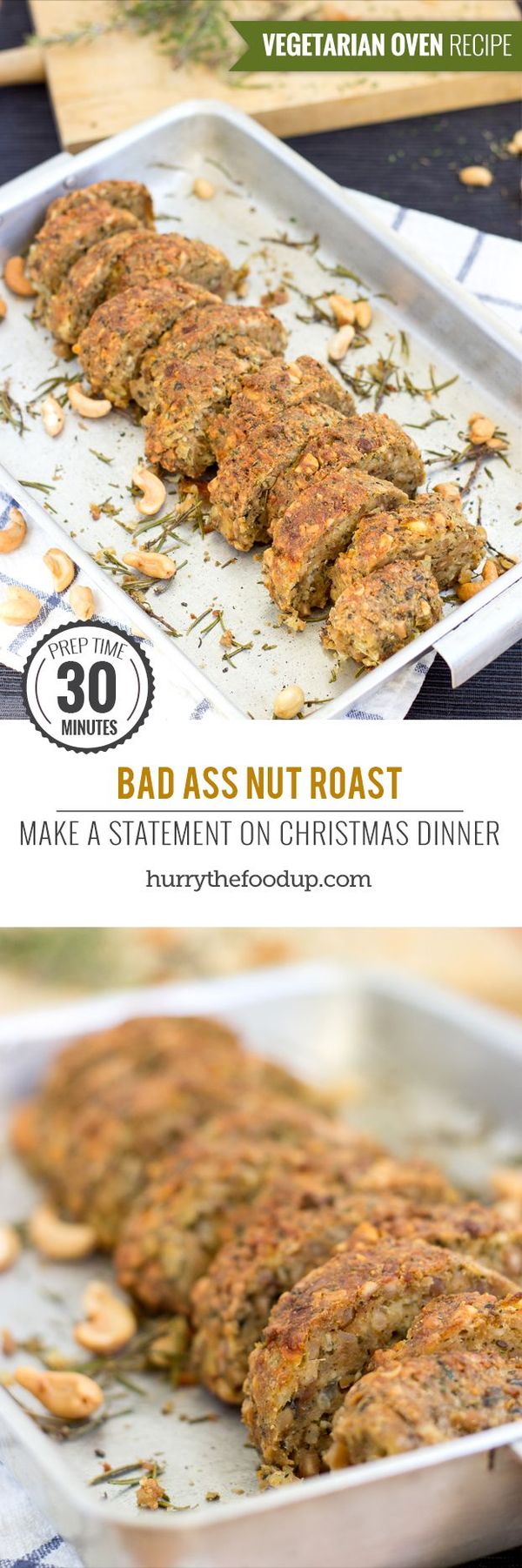 Bad Ass Nut Roast (30+40 Min, Vegetarian