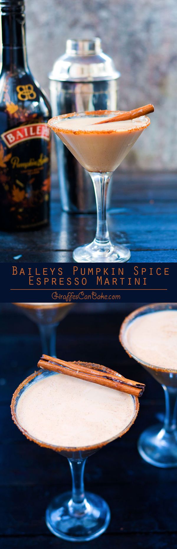 Baileys Pumpkin Spice Espresso Martini Cocktail