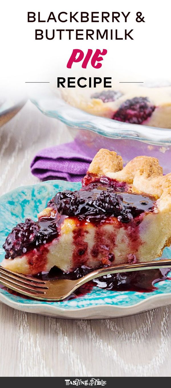 Bake a Blackberry-Buttermilk Pie for Custardy Bliss