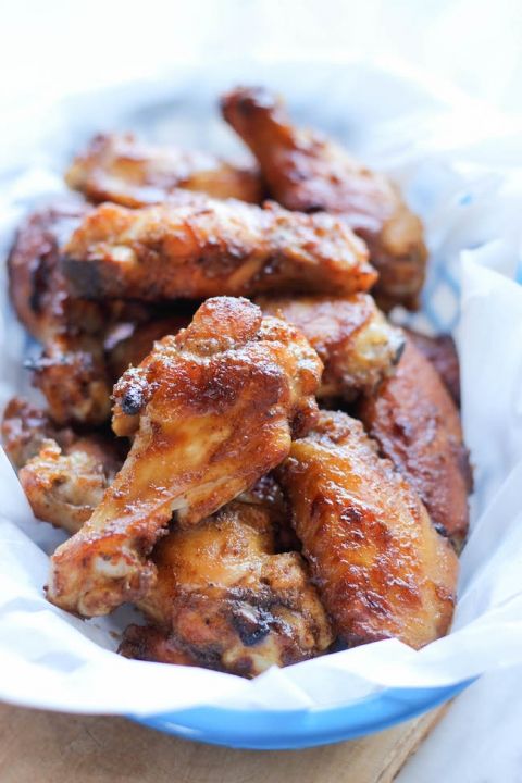 Baked Apple Butter Brown Sugar Wings