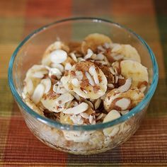 Baked Banana Almond Oatmeal