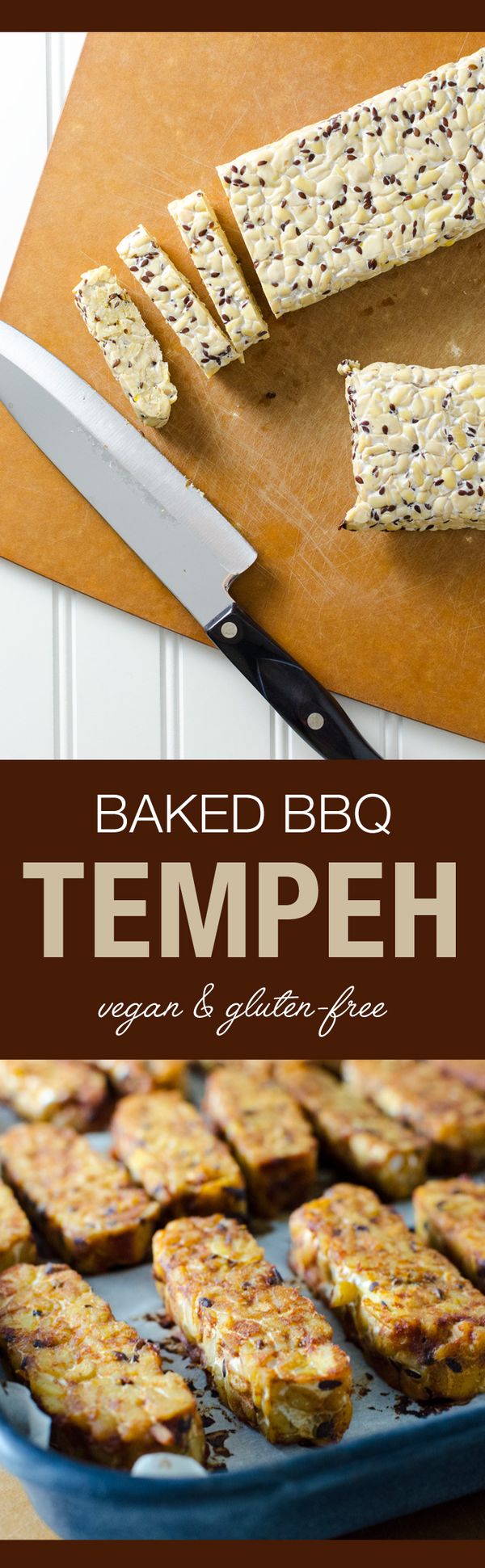 Baked BBQ Tempeh