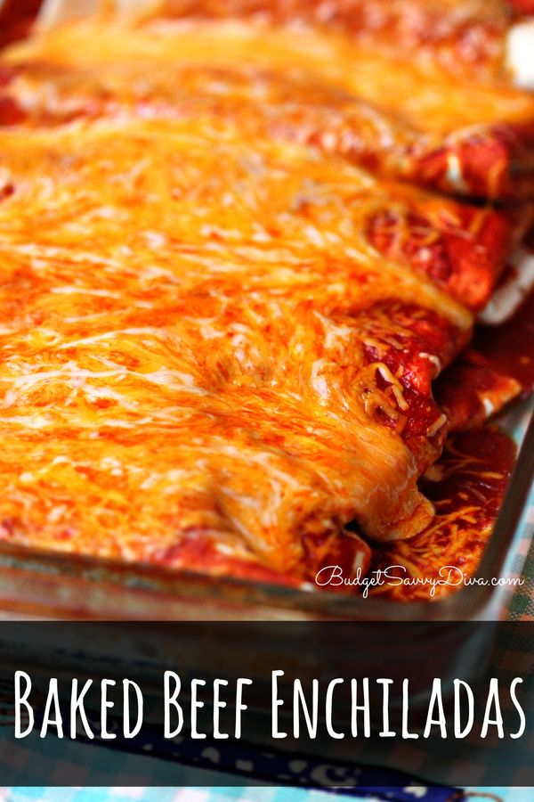 Baked Beef Enchiladas