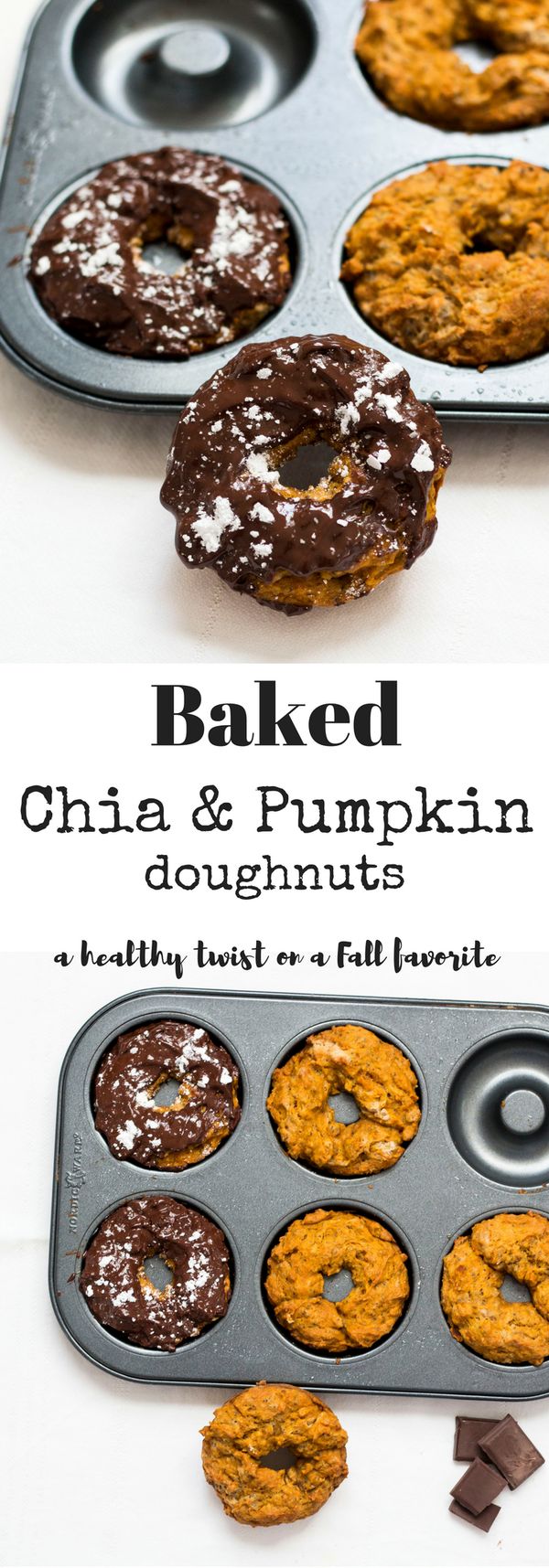 Baked Chia Pumpkin Pie Donut