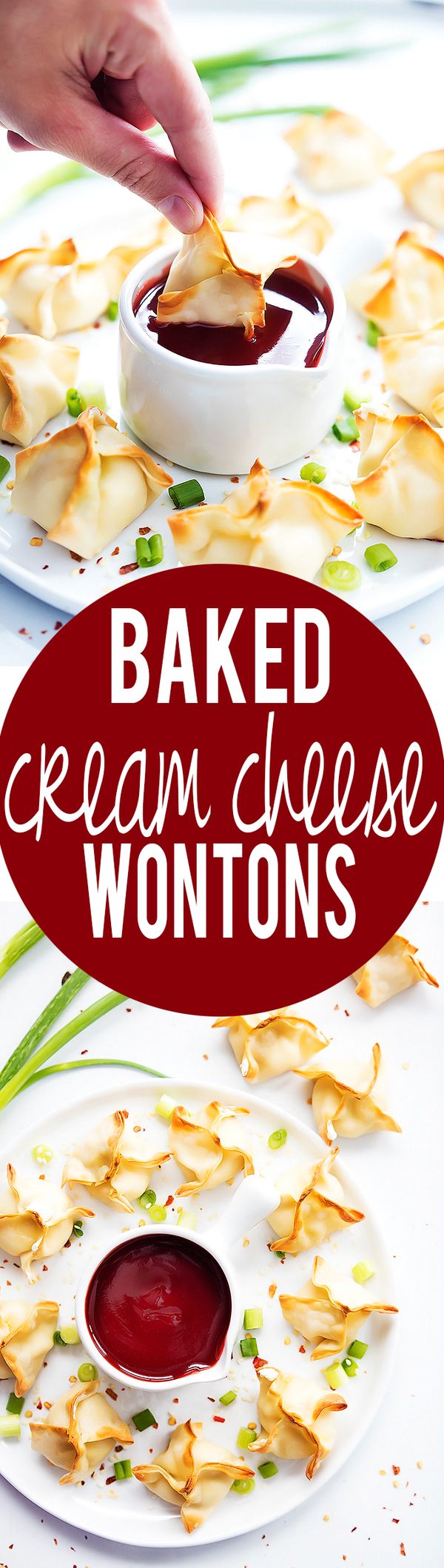 Baked Cream Cheese Wontons (A.K.A. cream cheese rangoon