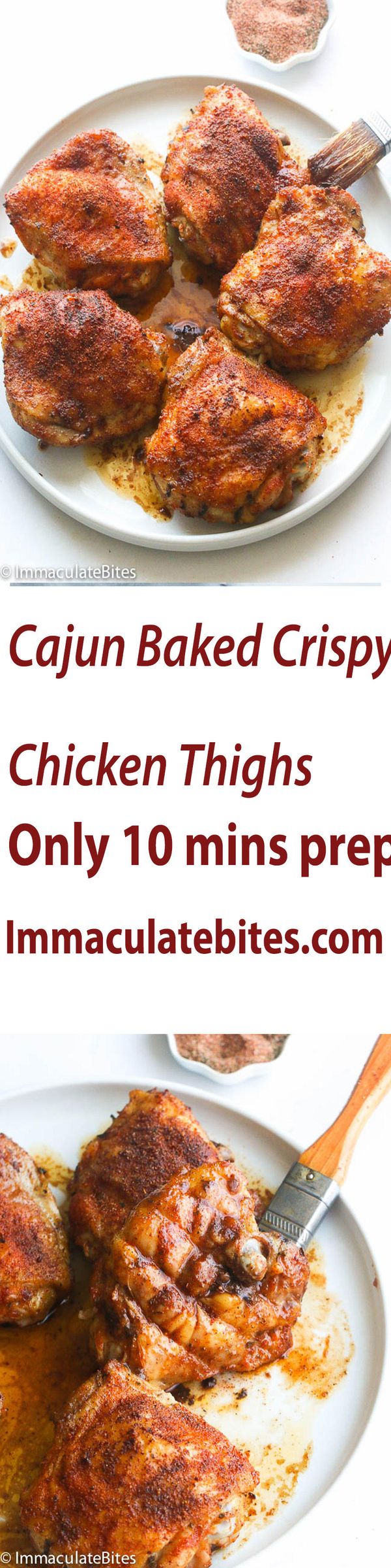 Baked Crispy Chicken Thighs