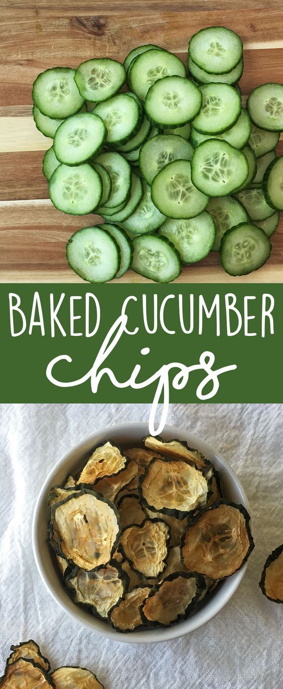 Baked Cucumber Chips