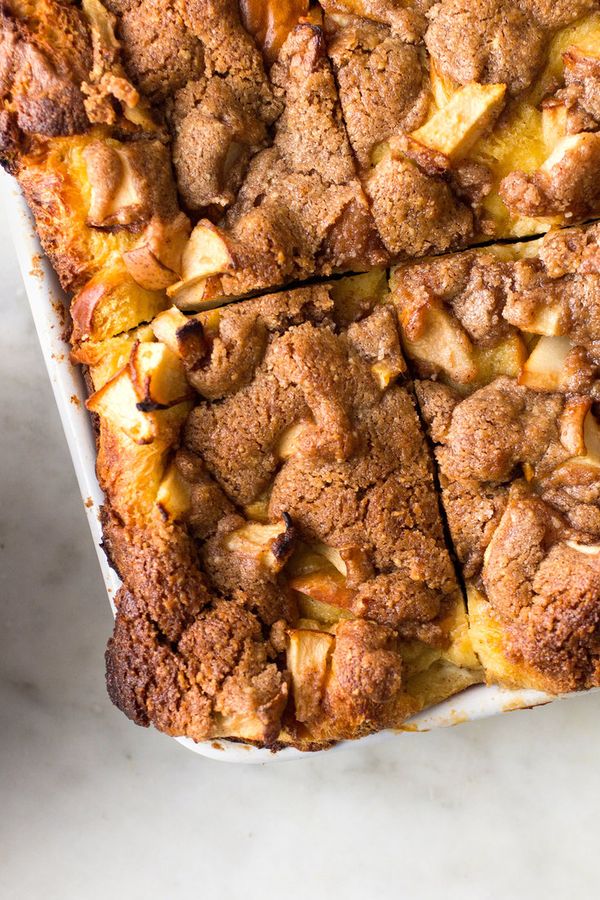 Baked French Toast With Oat Crumble Topping