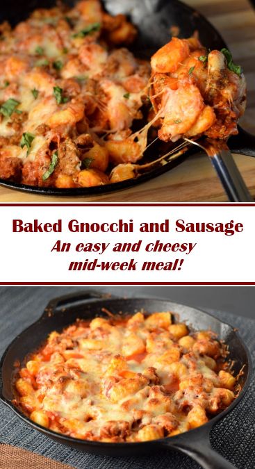 Baked Gnocchi and Sausage