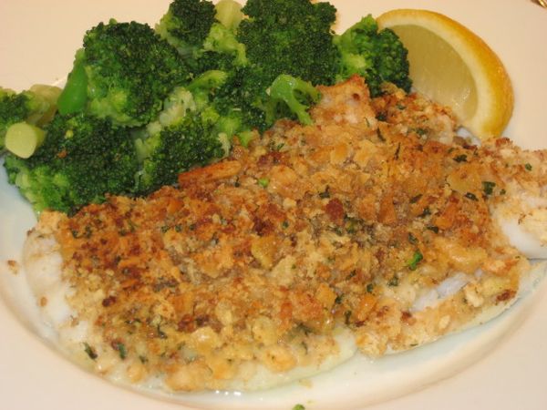 Baked Haddock With Crumb Topping