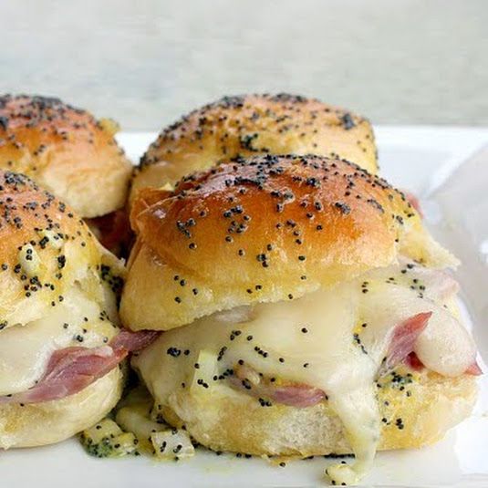 Baked Ham & Cheese Sandwiches