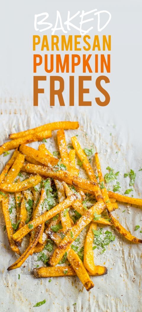 Baked Parmesan Pumpkin Fries