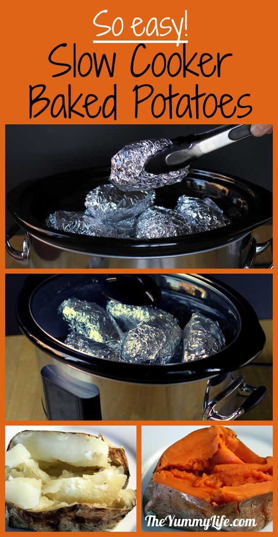 Baked Potatoes in a Slow Cooker