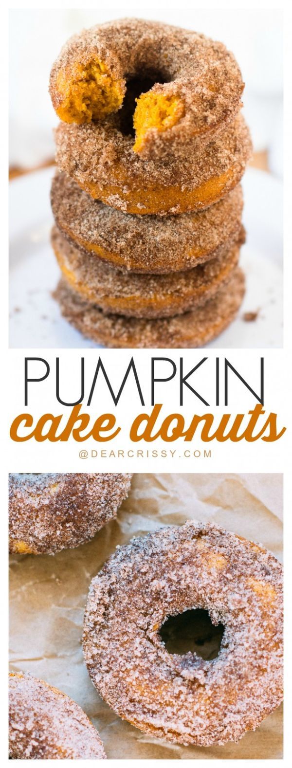 Baked Pumpkin Cake Donuts