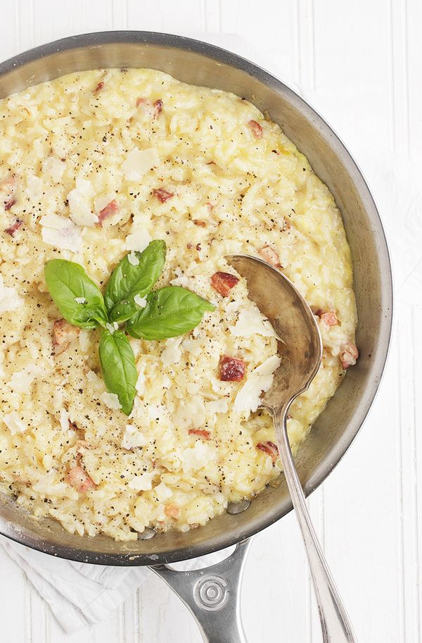 Baked Risotto Carbonara