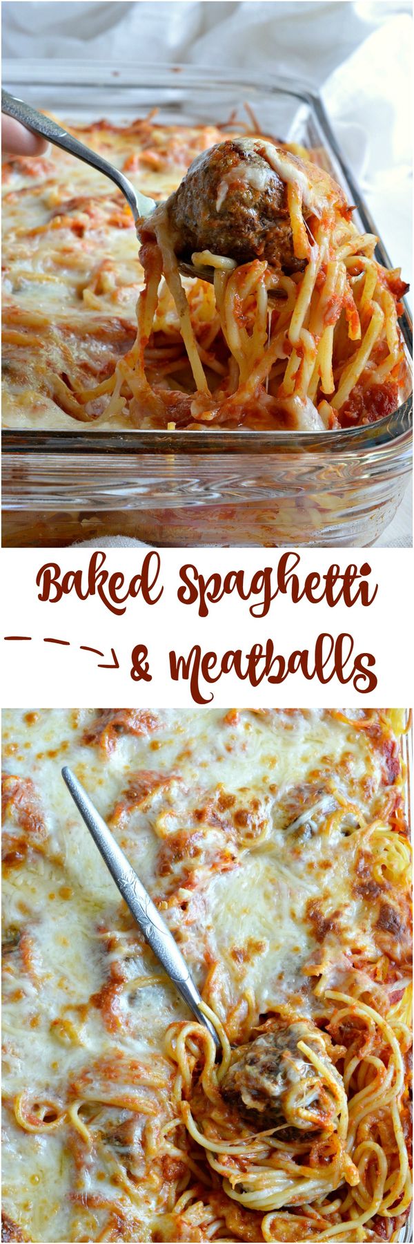 Baked Spaghetti and Meatballs