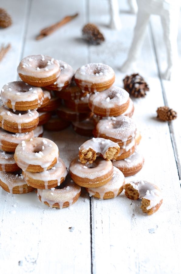 Baked Speculaas donuts