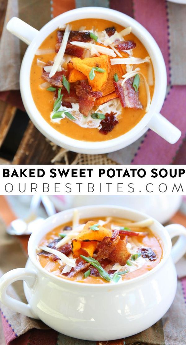 Baked Sweet Potato Soup