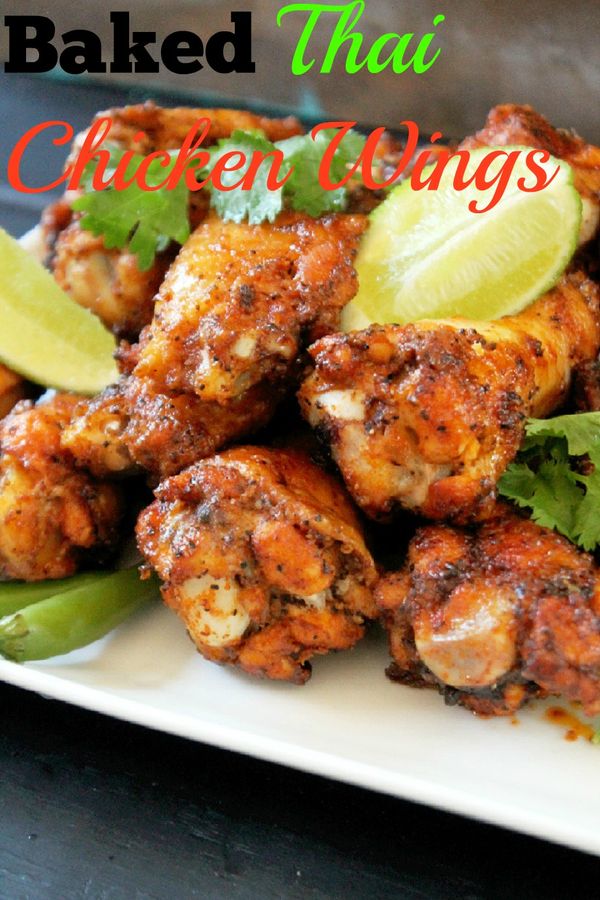 Baked Thai Chicken Wings