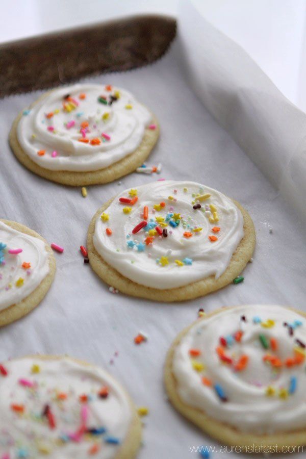 Bakery-Style Soft Baked Sugar Cookies