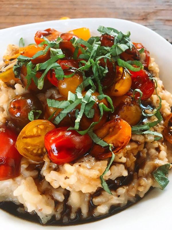 Balsamic Caprese Risotto