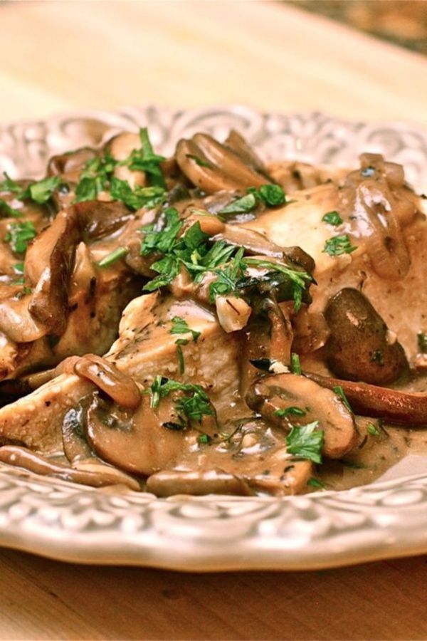 Balsamic Cream Chicken with Mushrooms