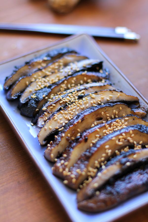 Balsamic-Ginger Grilled Portobello Mushrooms