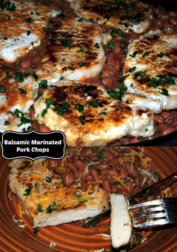 Balsamic Marinated Pork Chops