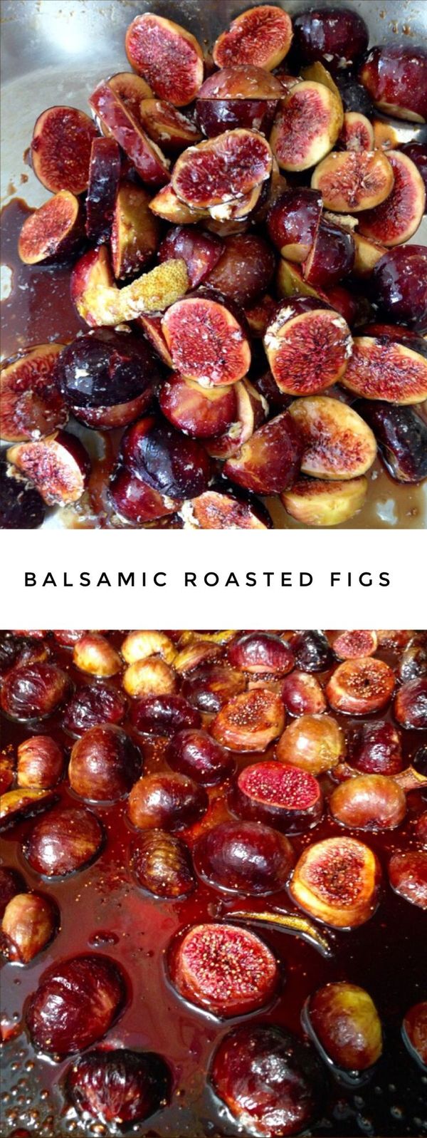 Balsamic Roasted Figs with Honey, Lemon & Vanilla