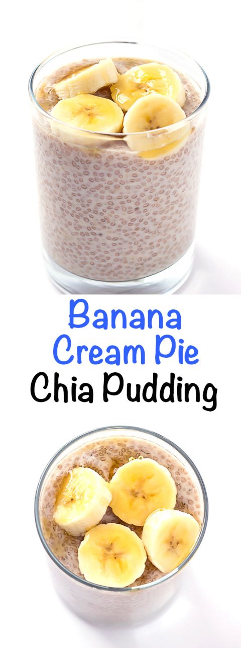 Banana Cream Pie Chia Pudding