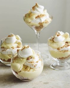 Banana Cream Pie Parfaits