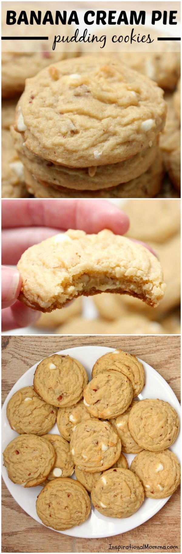 Banana Cream Pie Pudding Cookies