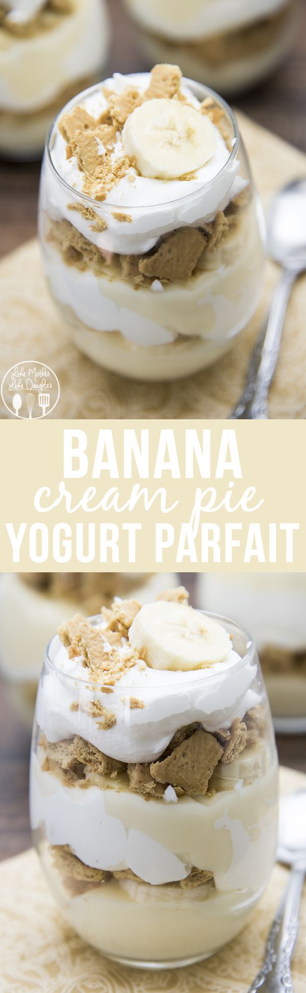 Banana Cream Pie Yogurt Parfait